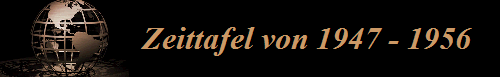 Zeittafel von 1947 - 1956   